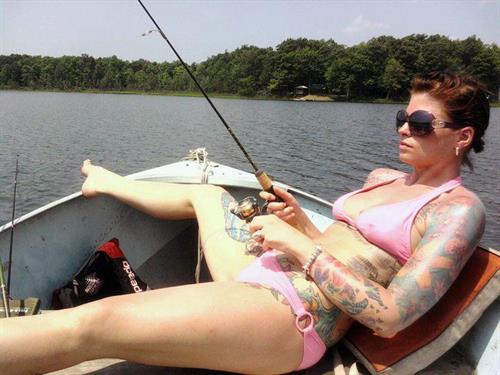 Anonymous in a bikini