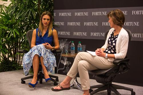 Jessica Alba  Fortune Most Powerful Women Summit in New York 10/1/12 