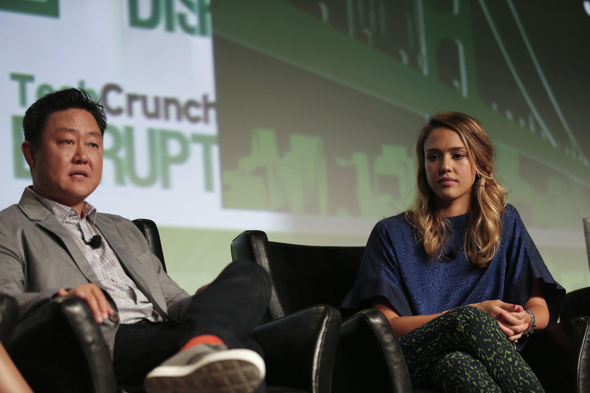 Jessica Alba - TechCrunch Disrupt SF event in San Francisco - September 10, 2012