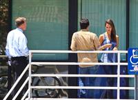 Jessica Alba - checked out a new site for her company in Montebello, California July 31, 2012