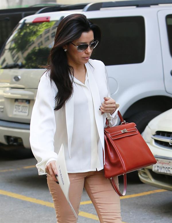Eva Longoria out and about candids in Los Angeles, January 8, 2013 