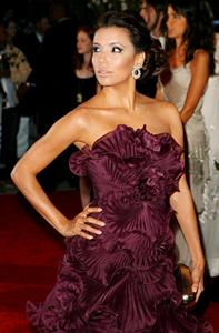 Eva Longoria at the Metropolitan Museum of Arts Costume Institute gala 