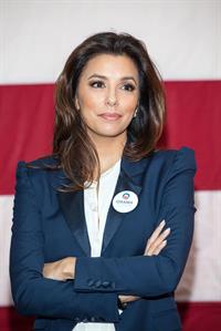 Eva Longoria Participates in Early Vote Canvass Kickoff in Florida - October 27, 2012