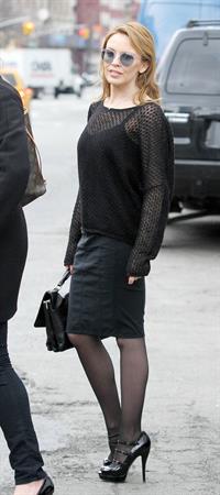 Kylie Minogue - Greets the fans in New York City (28.02.2013) 