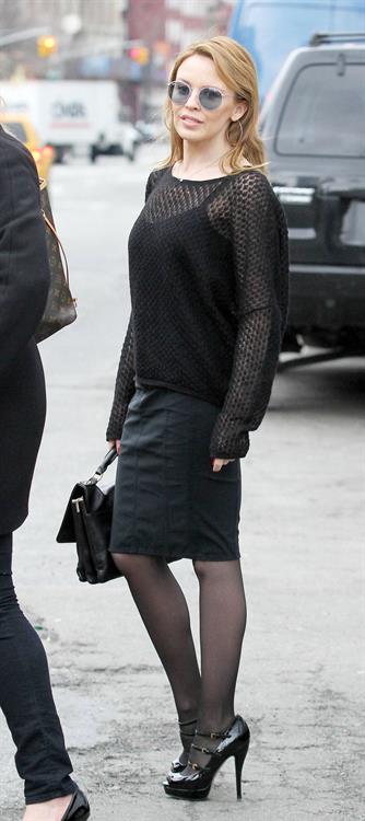 Kylie Minogue - Greets the fans in New York City (28.02.2013) 
