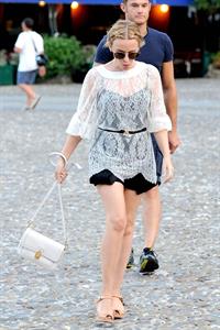 Kylie Minogue out and about in Portofino 26.07.13 