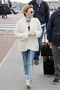Kylie Minogue Heathrow Airport in London - October 31, 2012