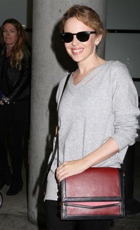 Kylie Minogue At JFK Airport NY - October 10, 2012 