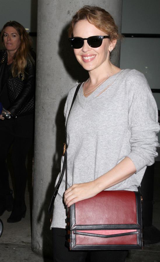 Kylie Minogue At JFK Airport NY - October 10, 2012 