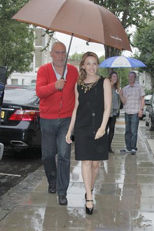 Kylie Minogue  At a music studio in Notting Hill - September 26,2012 
