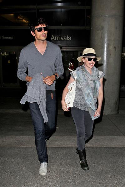 Kylie Minogue - LAX Airport in LA - June 9, 2012