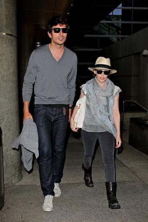 Kylie Minogue - LAX Airport in LA - June 9, 2012