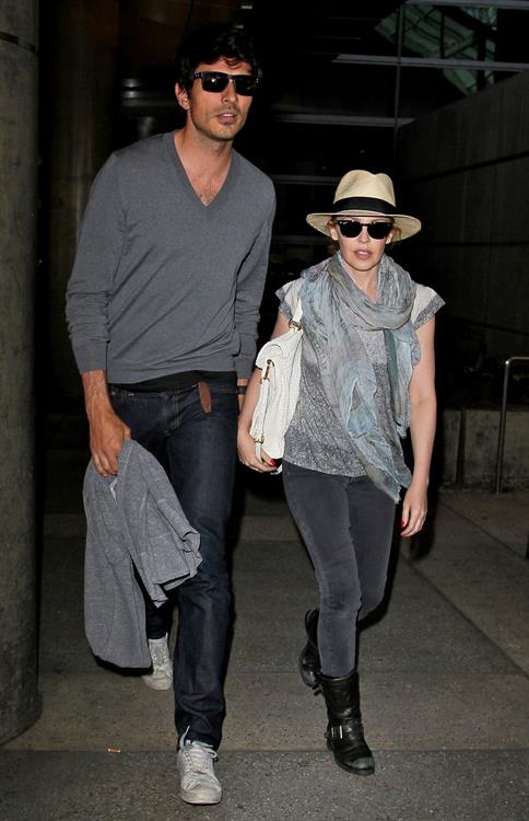 Kylie Minogue - LAX Airport in LA - June 9, 2012