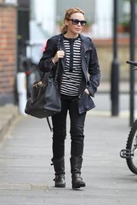 Kylie Minogue - Leaving her management company in London - June 6, 2012 