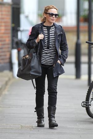 Kylie Minogue - Leaving her management company in London - June 6, 2012 