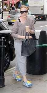 Kylie Minogue - Arriving at a dance studios in Fulham - May 31, 2012