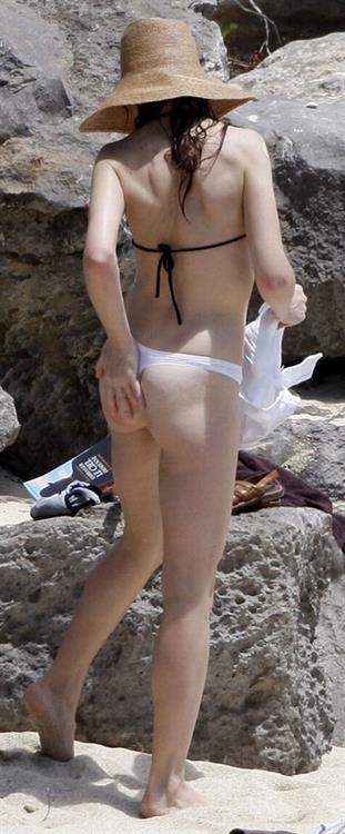 Charlotte Gainsbourg in a bikini - ass