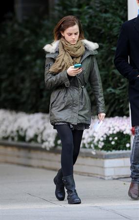 Emma Watson out and about in NYC 11/18/12 