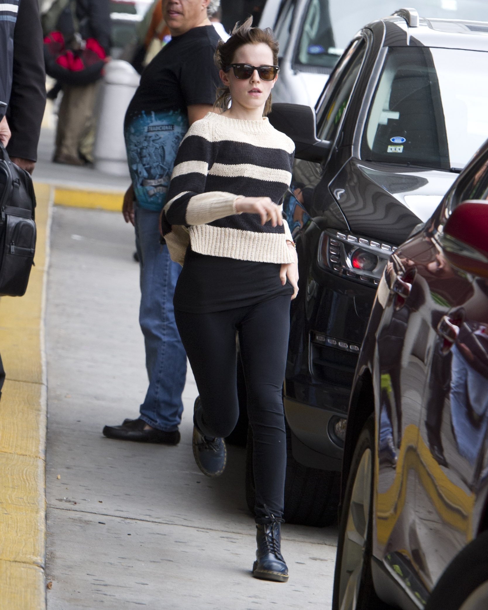 Emma Watson ...at JFK airport in NYC Sept 29, 2012 
