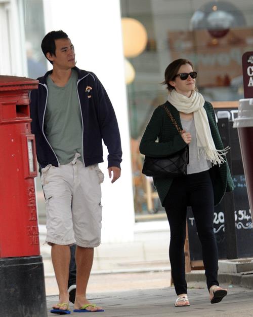 Emma Watson - In London with her boyfriend Will - August 25, 2012