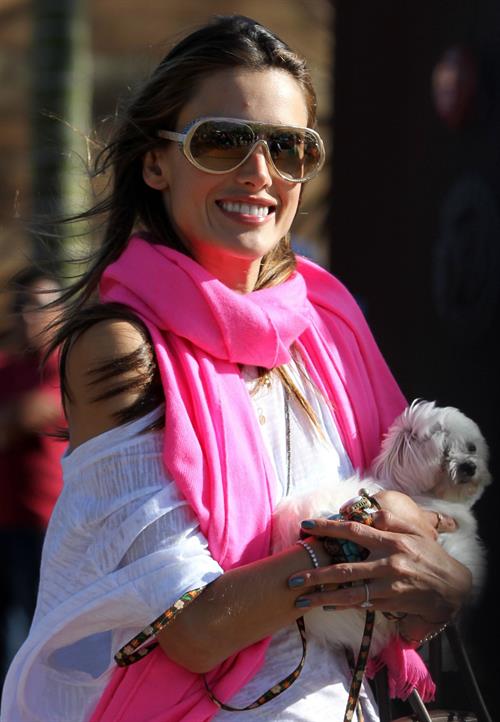 Alessandra Ambrosio at the Country Mart in Malibu on May 28, 2011