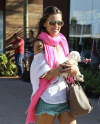 Alessandra Ambrosio at the Country Mart in Malibu on May 28, 2011