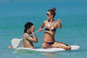 Alessandra Ambrosio in St Barth French West Indies on January 23, 2010