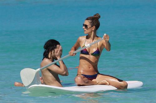 Alessandra Ambrosio in St Barth French West Indies on January 23, 2010