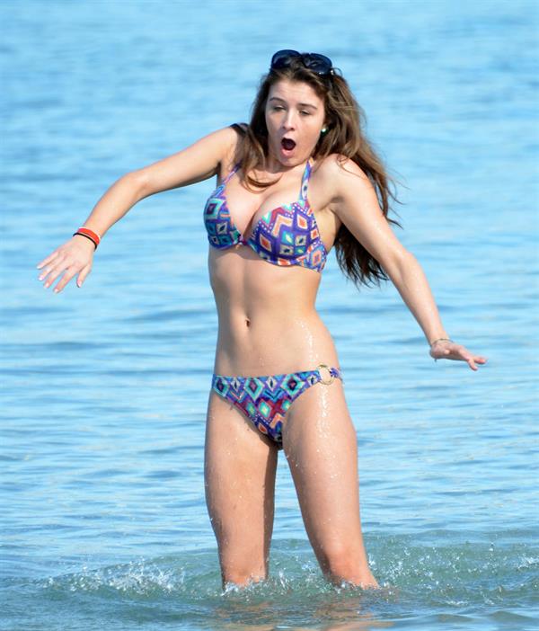 Brooke Vincent in a bikini