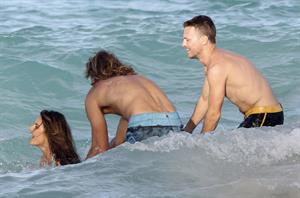 Alessandra Ambrosio Victoria's Secret photoshoot in St. Barts 1/31/13 