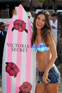Alessandra Ambrosio at the Royal Hawaiian Hotel to promote the new Victorias Secret store 11.10.11