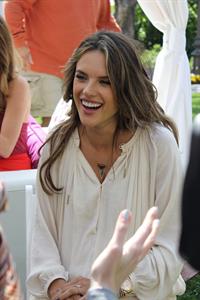 Alessandra Ambrosio Philips Satin Perfect Fashion and Beauty Event March 23, 2012 