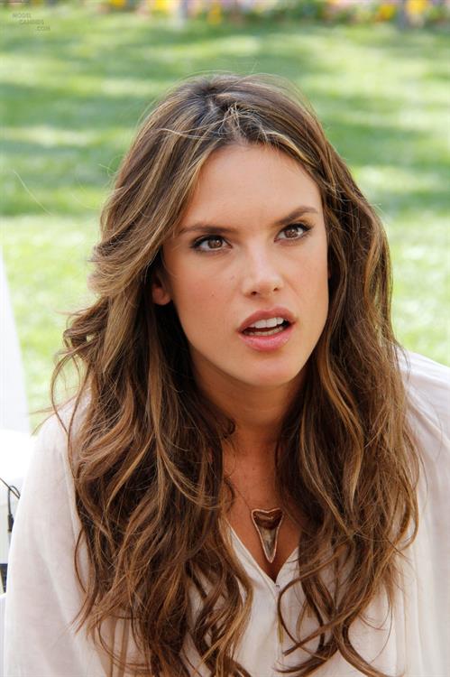 Alessandra Ambrosio Philips Satin Perfect Fashion and Beauty Event March 23, 2012 
