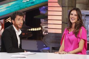 Alessandra Ambrosio on El Hormiguero tv show in Madrid 05.03.2012 