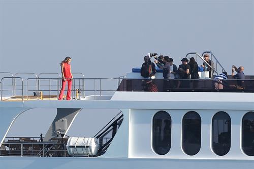 Alessandra Ambrosio on the set of a photoshoot for Colcci in Marina Del Rey 17 06 12 