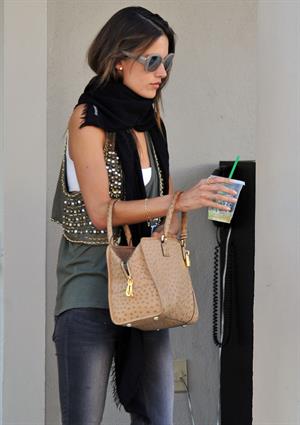 Alessandra Ambrosio out in Brentwood on January 28 