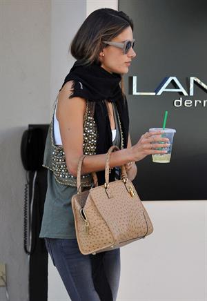 Alessandra Ambrosio out in Brentwood on January 28 