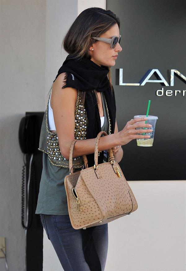 Alessandra Ambrosio out in Brentwood on January 28 