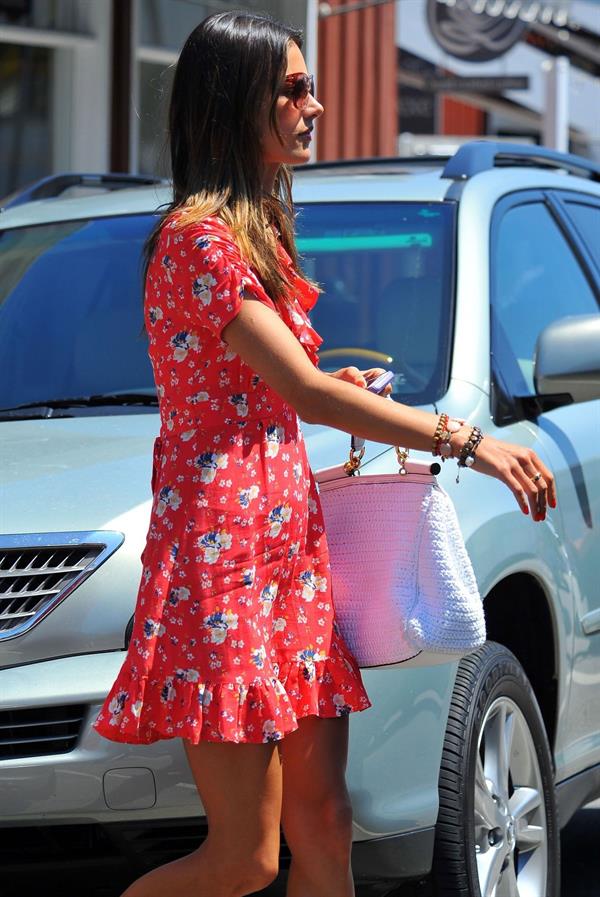 Alessandra Ambrosio out in Brentwood candids 21.08.11