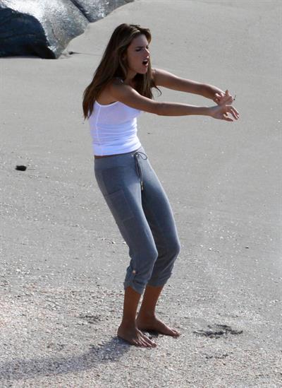 Alessandra Ambrosio photoshoot candids in St Barth