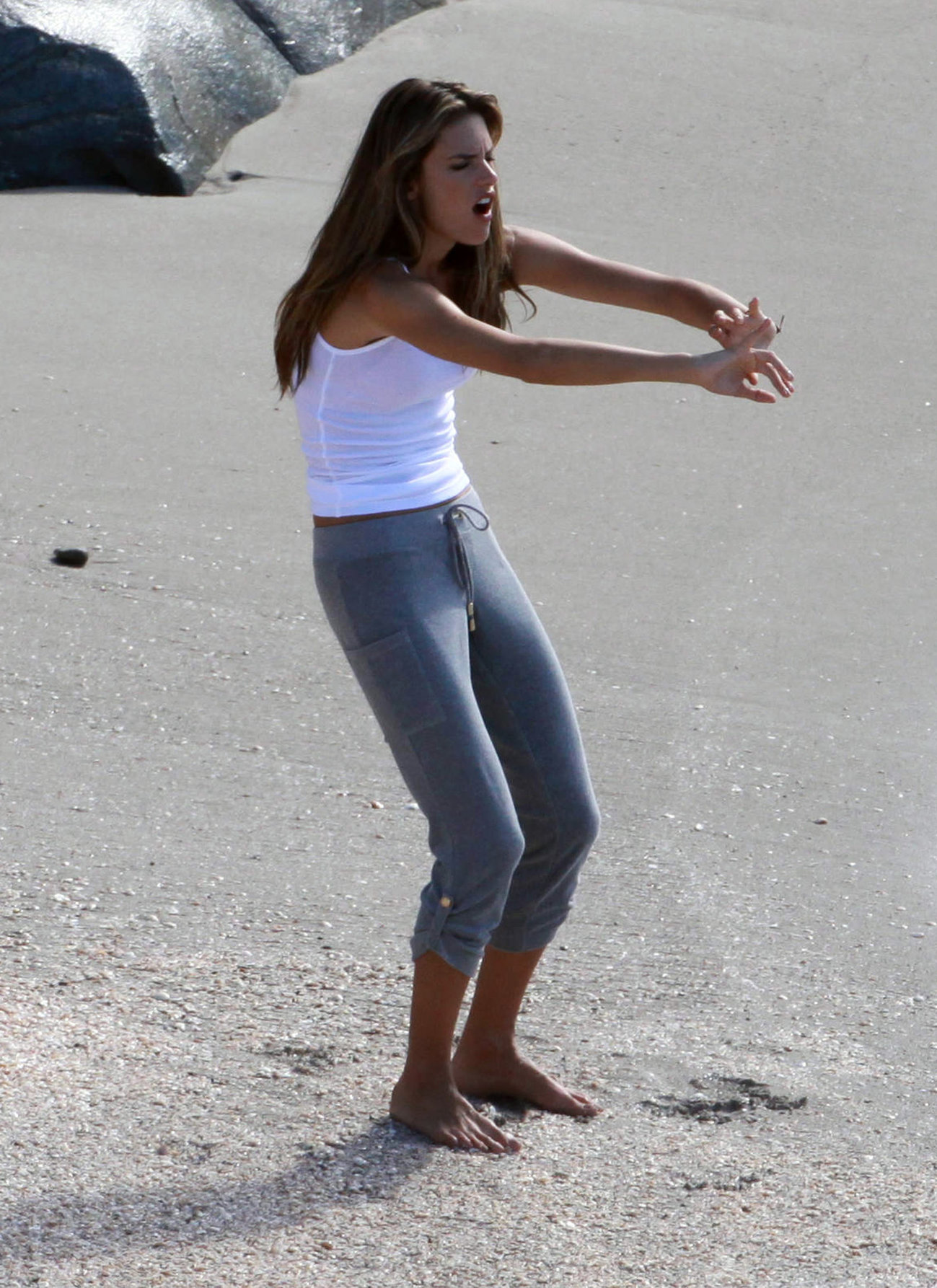 Alessandra Ambrosio Pictures Alessandra Ambrosio photoshoot candids in St Barth