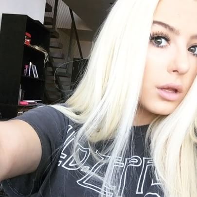 Tana Mongeau taking a selfie