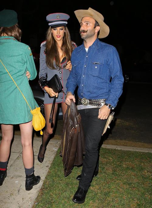 Alessandra Ambrosio at a Halloween party in Beverly Hills 10/26/12 