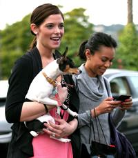 Ashley Greene and her dog Marlow out and about in Beverly Hills on January 15 