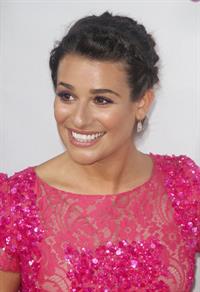Lea Michele in pink at the 39th Annual People's Choice Awards in Los Angeles on Jan 9, 2013 
