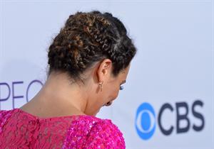 Lea Michele in pink at the 39th Annual People's Choice Awards in Los Angeles on Jan 9, 2013 