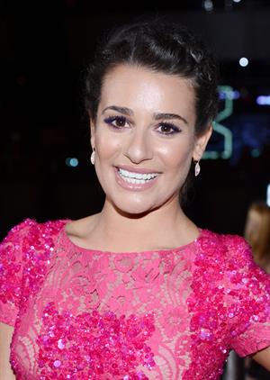 Lea Michele in pink at the 39th Annual People's Choice Awards in Los Angeles on Jan 9, 2013 