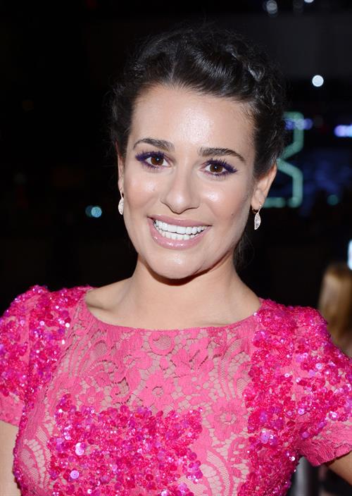 Lea Michele in pink at the 39th Annual People's Choice Awards in Los Angeles on Jan 9, 2013 