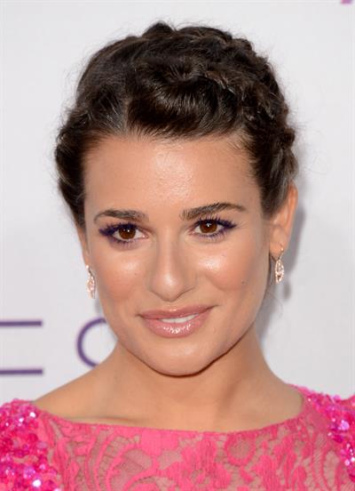 Lea Michele in pink at the 39th Annual People's Choice Awards in Los Angeles on Jan 9, 2013 