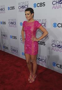 Lea Michele in pink at the 39th Annual People's Choice Awards in Los Angeles on Jan 9, 2013 